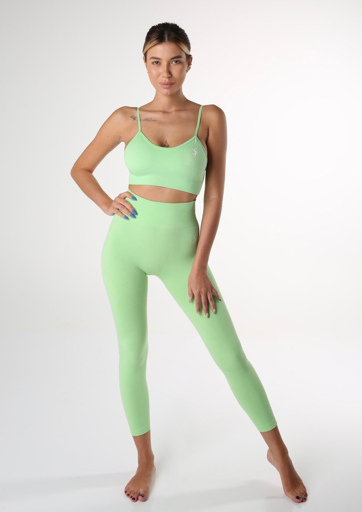 Leggings And Sports Bra Set