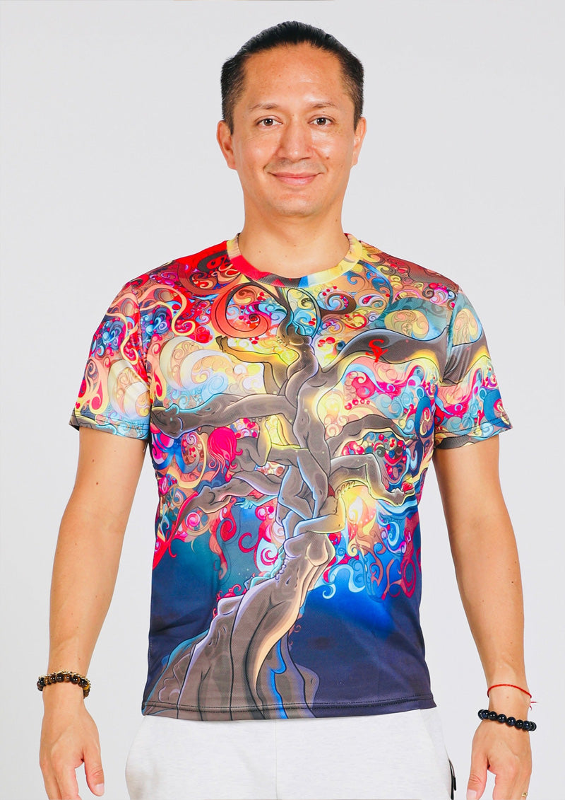 ''Glowing Tree'' - Graphic Short-Sleeve T-Shirt